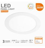 26w led circular downlight slim cct osram chip duris e 2835 (1)