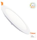 26w led circular downlight slim cct osram chip duris e