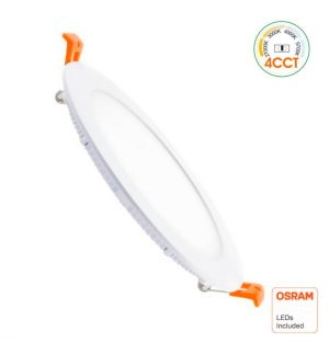 10w led circular downlight slim cct osram chip duris e