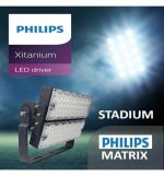 240w Led Floodlight Philips Xitanium Stadium Matrix Bridgelux Chip 20 Driver Philips