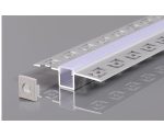 Aluminium Profile For LED Strip Gray Built In L=2m | OptonicaLED