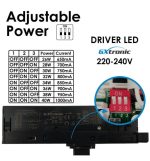 Led Tracklight Tri Phase 40w 26w Rome Black Adjustable Optics Ugr13 Cct (5)