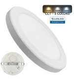 Downlight Led Ceiling Light Circular Moss White Lumileds 18w Adjustable Selectable Cct Color