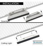 Downlight Led Ceiling Light Square Black Moss Lumileds 18w Adjustable Selectable Cct Color 3