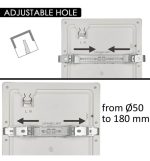 Downlight Led Ceiling Light Square Black Moss Lumileds 18w Adjustable Selectable Cct Color 4