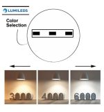 Downlight Led Ceiling Light Square Moss White Lumileds 18w Adjustable Selectable Cct Color 10