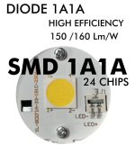 Led Gu10 8w High Luminosity Glass 24o 3