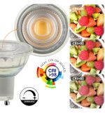 Led Gu10 8w High Luminosity Glass 24o Smd1a1a Dimmable 3