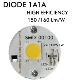 Led Gu10 8w High Luminosity Glass 24o Smd1a1a Dimmable 6