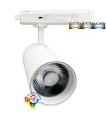 Led Spotlight 40w 34w New Maya White Single Phase Rail Cct Cri92 Ugr13 High Lumen 140lmw 10