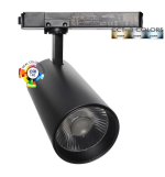 Led Spotlight 40w 34w New Maya White Single Phase Rail Cct Cri92 Ugr13 High Lumen 140lmw