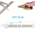 Led Strip 220v 120xledm 20m Smd2835 1450lmm 14wm Ip67 Cut Every 10cm 4
