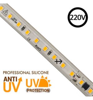Led Strip 220v 120xledm 20m Smd2835 1450lmm 14wm Ip67 Cut Every 10cm 6