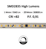 Led Strip 220v 120xledm 20m Smd2835 1450lmm 14wm Ip67 Cut Every 10cm 7