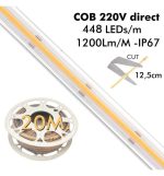 Led Strip Cob 220v 320 Ledm 20m 3900lm 12wm Cri92 Ip67 (1)