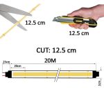 Led Strip Cob 220v 320 Ledm 20m 3900lm 12wm Cri92 Ip67 4