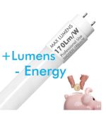 Led Tube Glass 10w 60cm T8 160 Lmw Max Lumens 1600lm 4