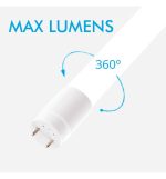 Led Tube Glass 20w 120cm T8 160 Lmw Max Lumens 3200lm 5