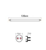 Led Tube Glass 20w 120cm T8 160 Lmw Max Lumens 3200lm 9