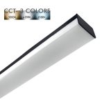 Linear Led Batten Strip 36w Bergen Black Pc Cct 119cm