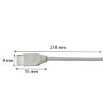 Connector For Cob Smd Led Strips 8mm 10mm Ip65 (1)