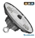 Industrial led high bay 150w ufo france 3cct smd2835 lumileds 200lmw zhaga plug and play sosen dimmable 1 10v 60º 90º