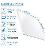 Pack 10 Led Panel 60x60 40w Philips Certadrive No Flick Cct (1)