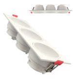 Triple Tiltable Frame Luxury Oculus Gu10 Mr16 White Exterior (1)