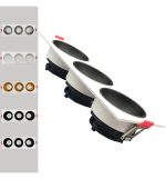 Triple Tiltable Frame Luxury Oculus Gu10 Mr16 White Exterior (2)