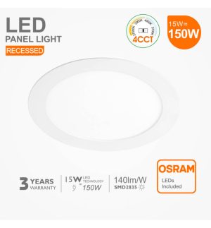 15w led circular downlight slim cct osram chip duris e 2835 (2)