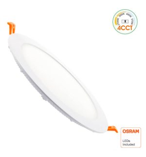 15w led circular downlight slim cct osram chip duris e