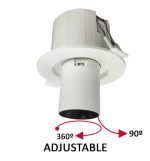 6w Downlight Led Directional Periscopic Circular Cct Selectable Color (1)