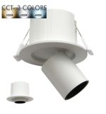 6w Downlight Led Directional Periscopic Circular Cct Selectable Color (3)