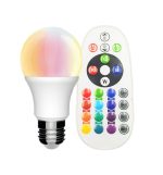 Led Bulb Rgb 3000k 10w 270º E27 With Remote Control (4)