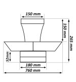 Palma White Led Ceiling Fan 28w 6cct Ip20 76cm