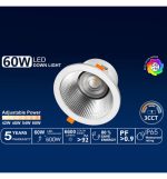 Circular led downlight 60w gxtronic 3cct cri92 ip65 cut out ø205mm (3)