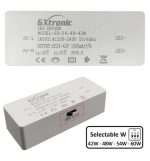 Circular led downlight 60w gxtronic 3cct cri92 ip65 cut out ø205mm (4)