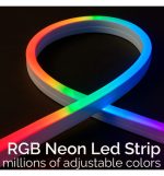 Magic neon 360° rgb led strip ip65 remote control app (1)