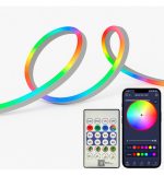 Magic neon 360° rgb led strip ip65 remote control app