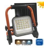 Portable led solar projector cct 1200 lumens power bank usb rechargeable