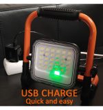 Portable led solar projector cct 1200 lumens power bank usb rechargeable (6)