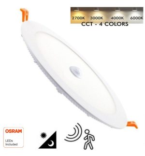20w led led circular downlight motion detector cct osram chip (1)