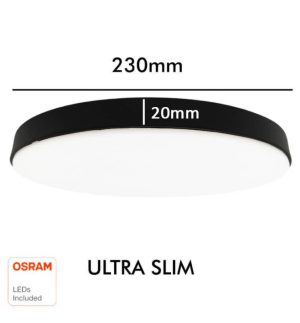 24w led surface ceiling lamp osram black (1)