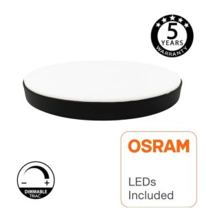 24w led surface ceiling lamp osram black