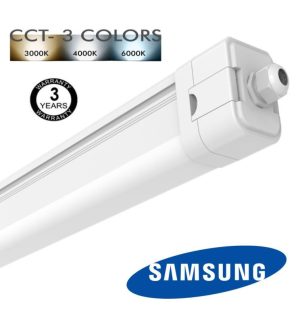 55w integrated led tri proof light samsung chip luminaire 3cct 150cm (1)