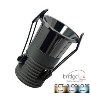 5w led downlight chrome black bridgelux chip 40 ugr11 (1)
