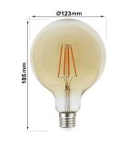 8w led bulb filament vintage e27 g125 dimmable (1)