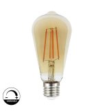 8w led bulb filament vintage e27 gold st64 dimmable (1)