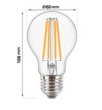 8w led bulbs filament e27 a60 (1)