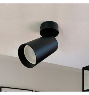 Copy of adjustable ceiling spotlight hoorn black for one gu10 lamp